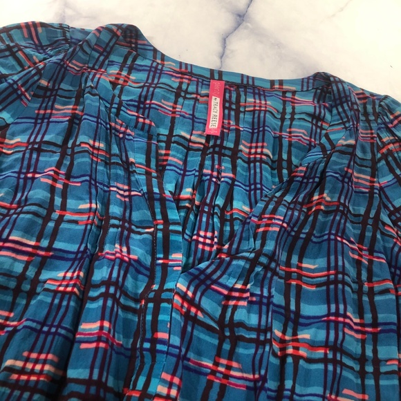 Anthropologie Plenty by Tracy Reese Plaid Blouse - Picture 4 of 8